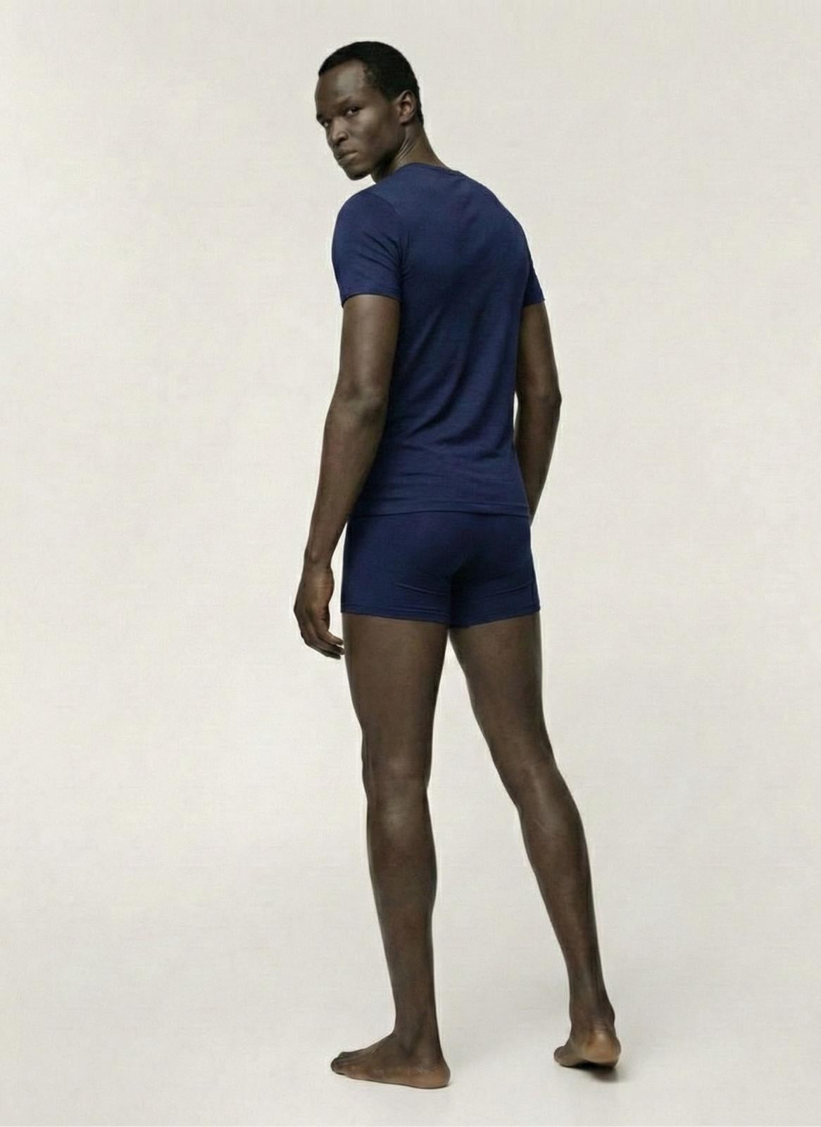 Lacivert Bambu T-Sihrt