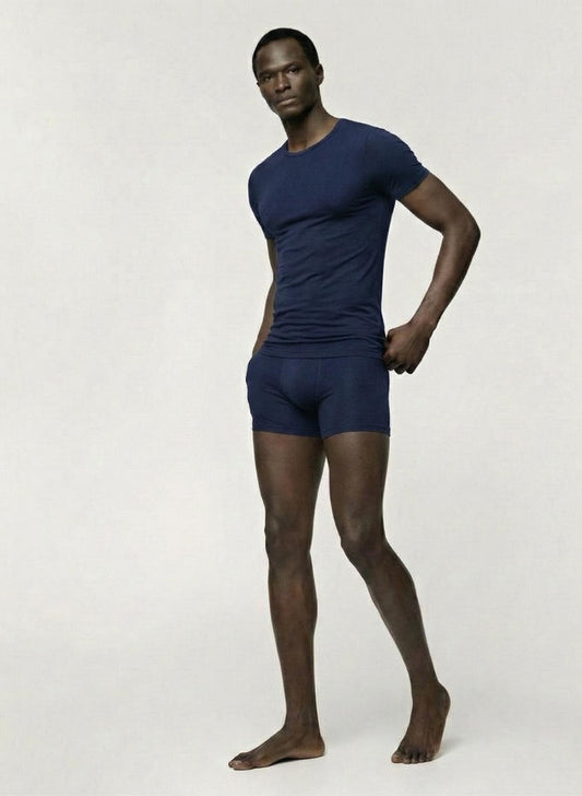 Lacivert Bambu T-Sihrt